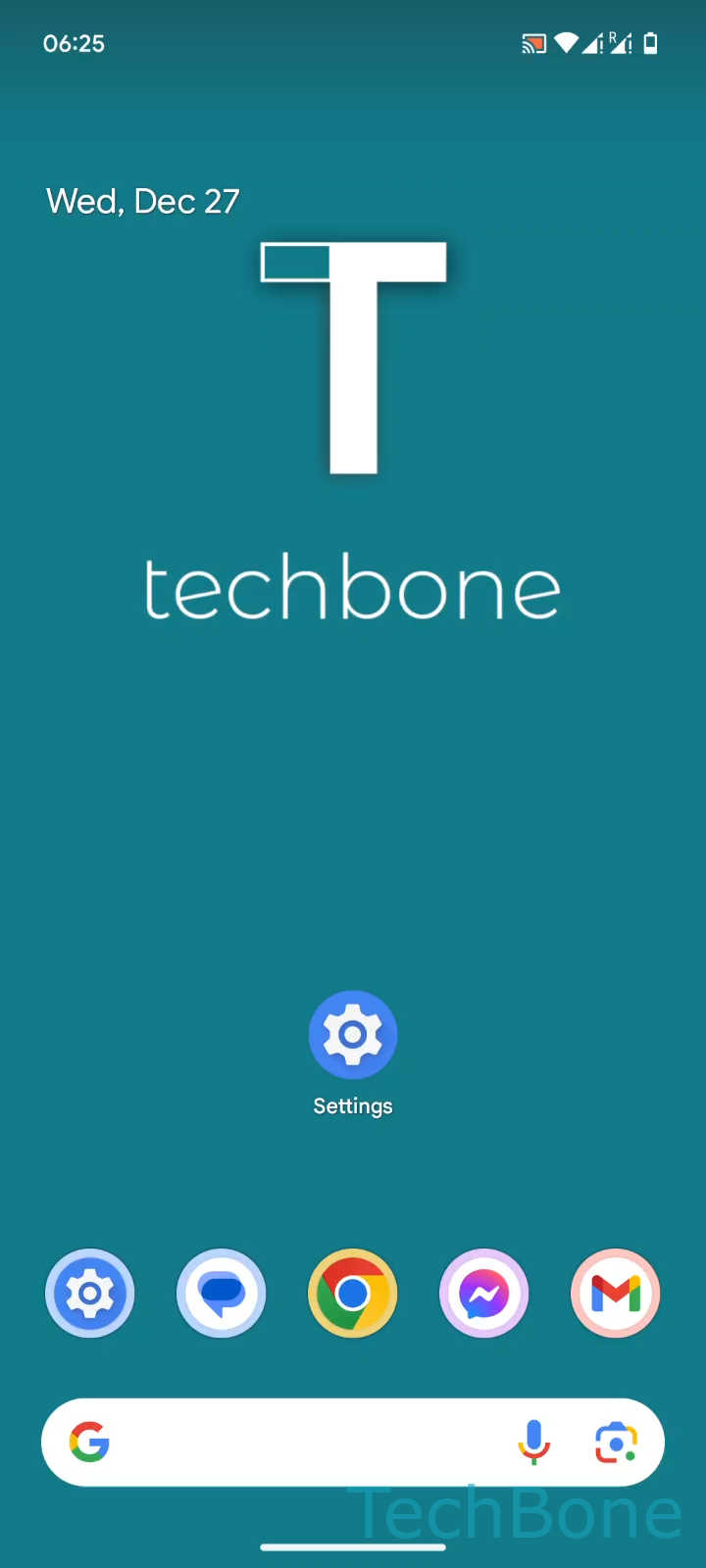 Turn Off Display Animations – Android 14: step 1 – Tap on Settings