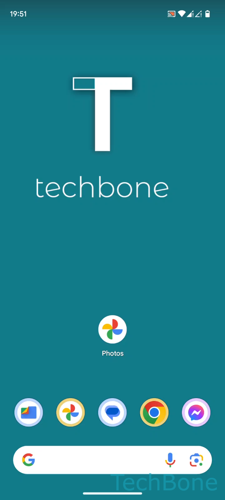 Send a Photo or Video via Bluetooth – Android 14: step 1 – Tap on Photos