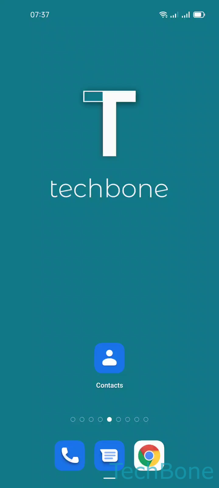 Add a New Contact – Coloros 11: step 1 – Tap on Contacts
