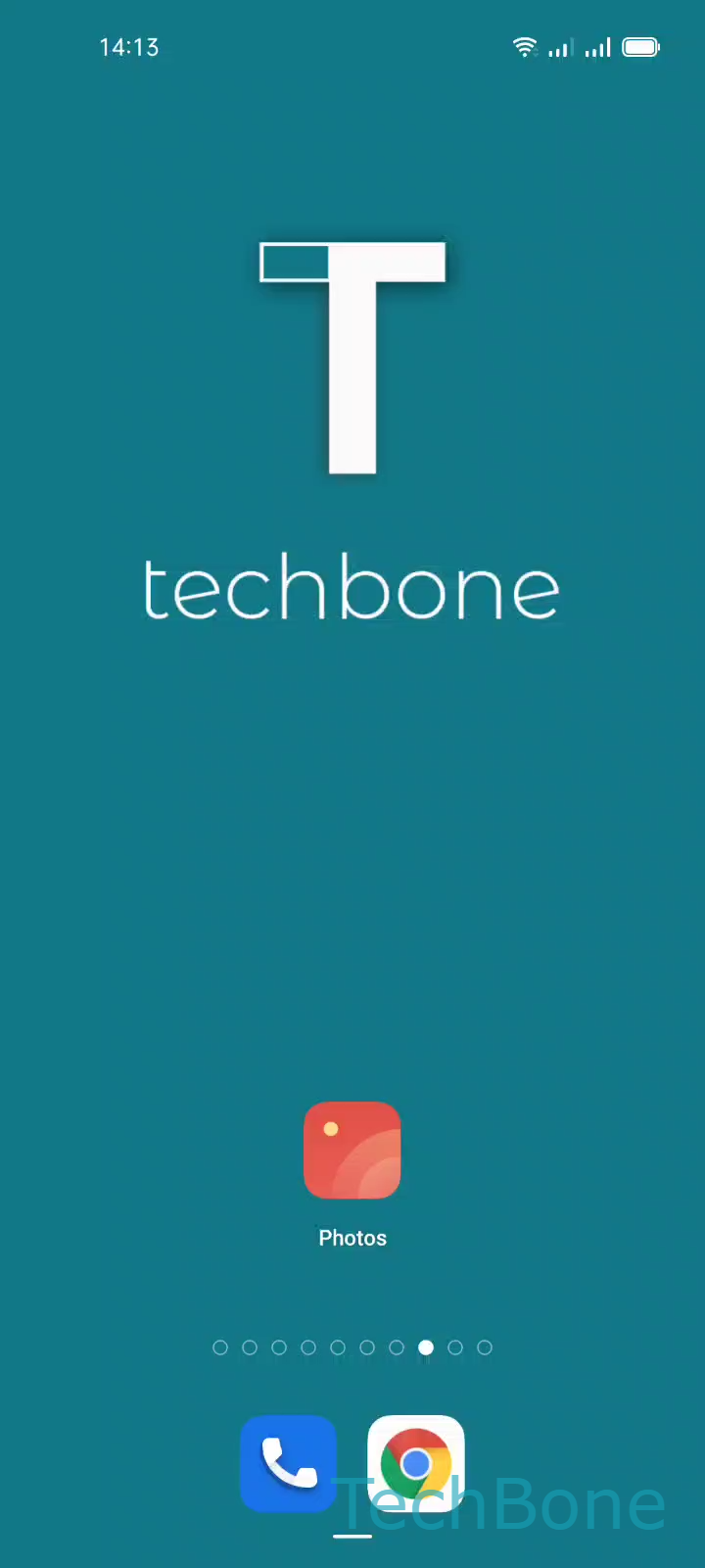 Delete Photos or Videos – Coloros 11: step 1 – Tap on Photos
