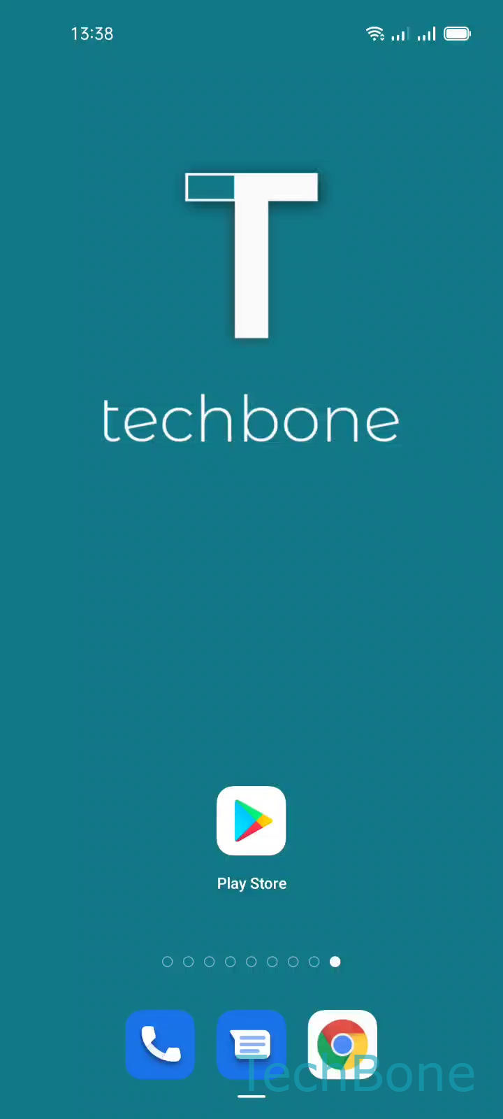 Install an App from the Google Play Store – Coloros 11: step 1 – Tap on Play Store