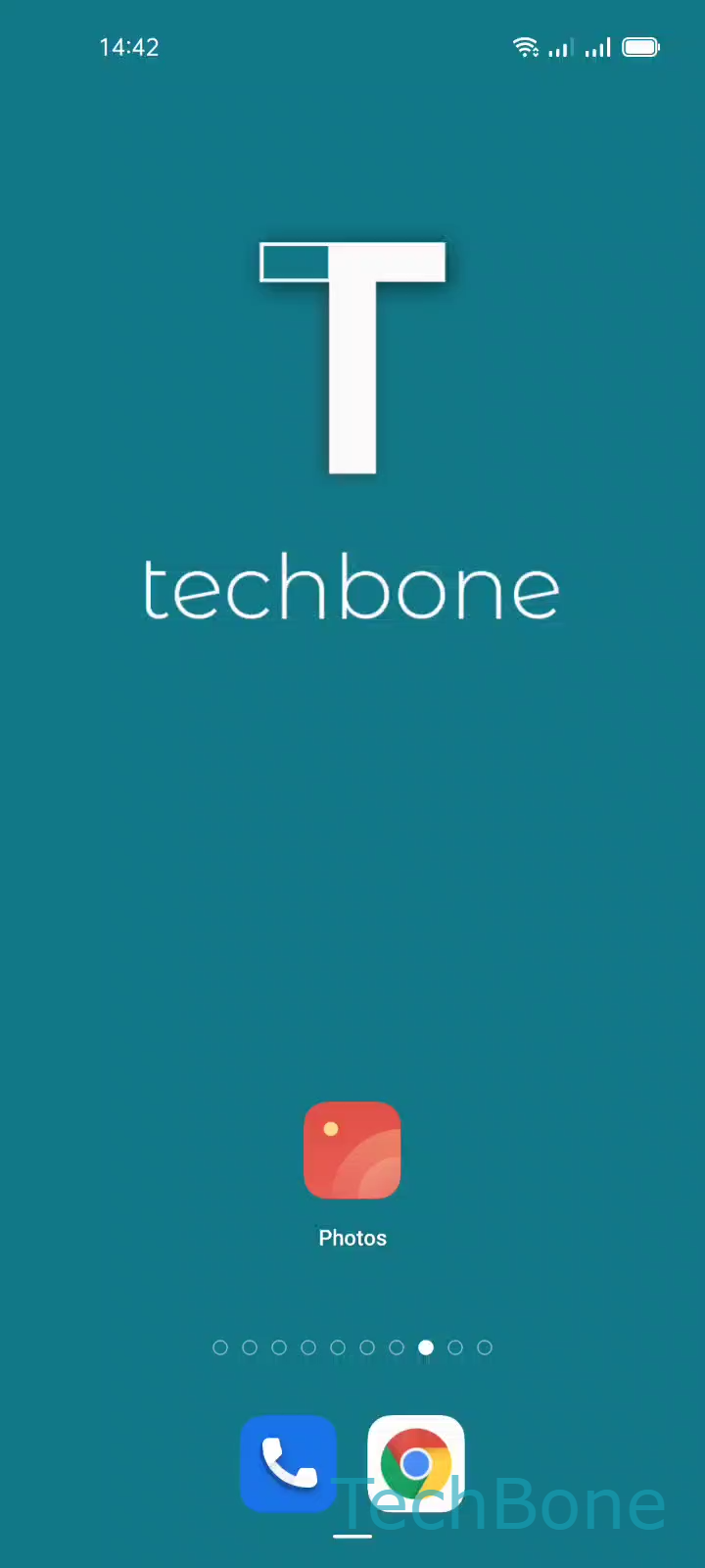 Restore Deleted Photos and Videos from the Trash – Coloros 11: step 1 – Tap on Photos
