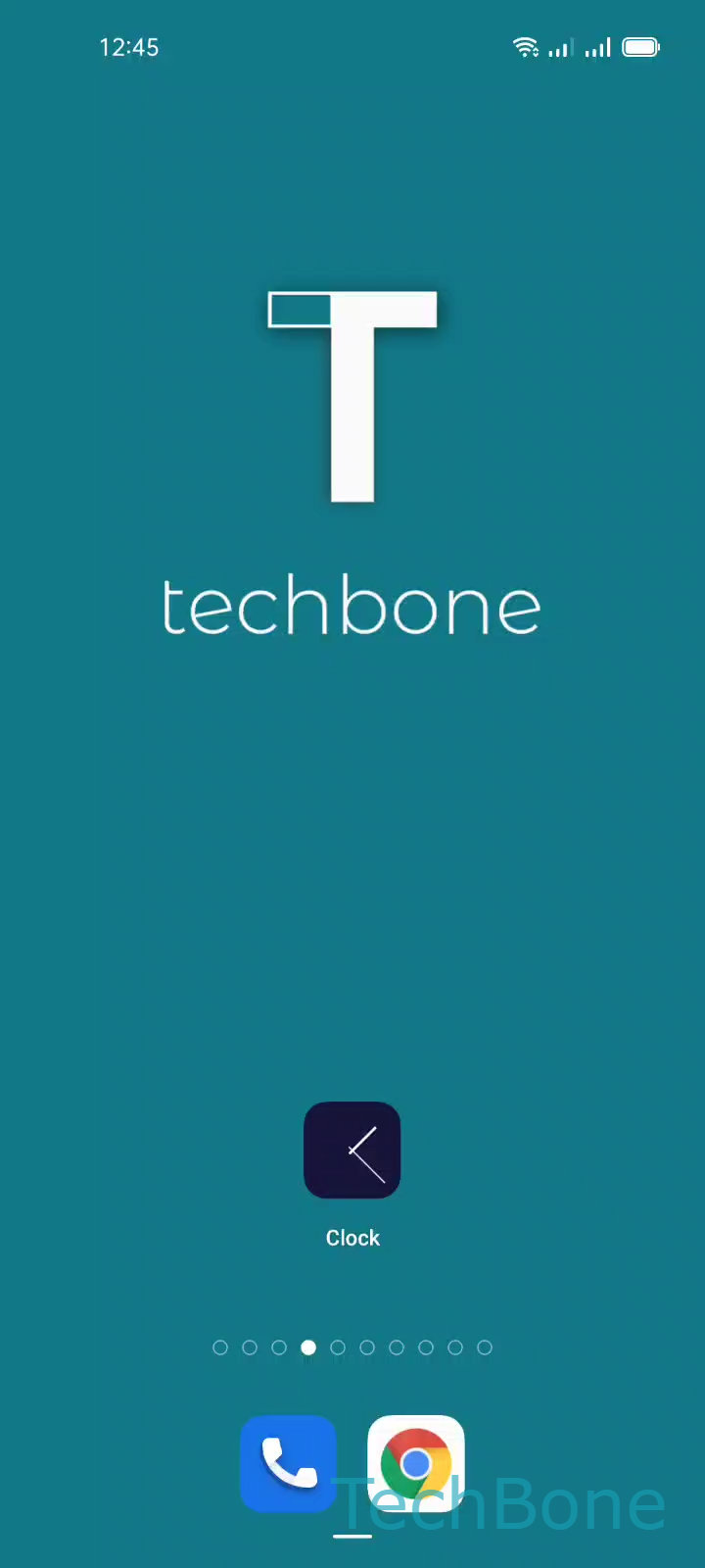 Set an Alarm with Custom Repeat and Ringtone – Coloros 11: step 1 – Tap on Clock
