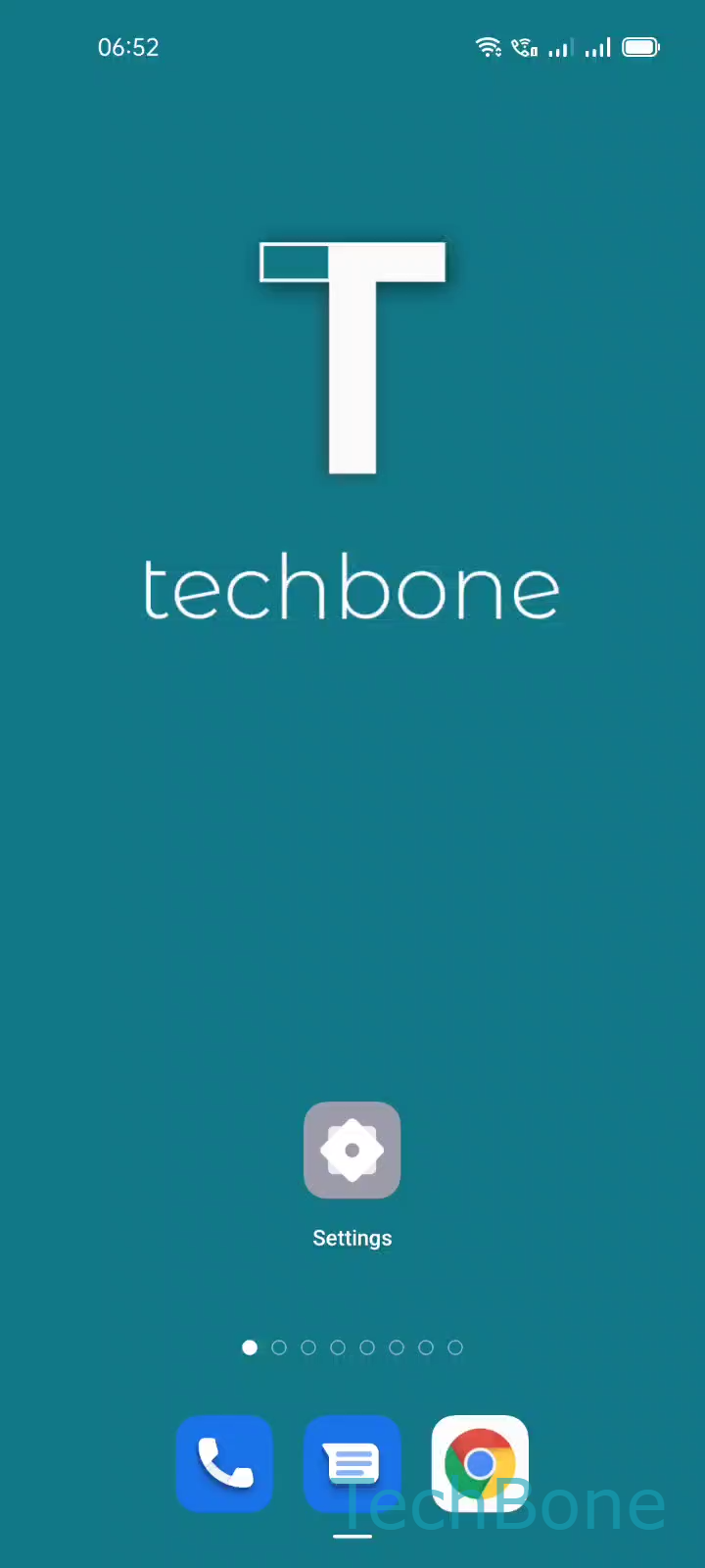 Turn a SIM Card On or Off – Coloros 11: step 1 – Tap on Settings