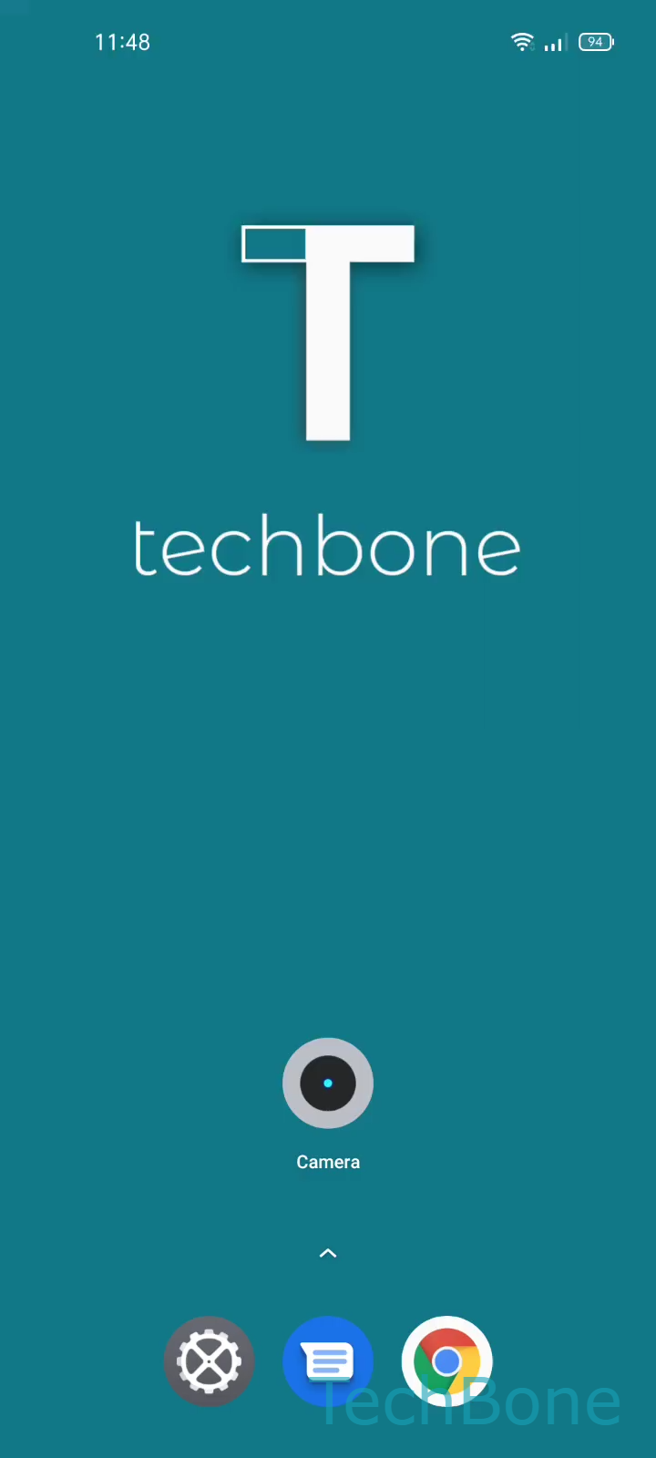 Show or Hide Camera Grid Lines – Realme UI 2: step 1 – Tap on Camera