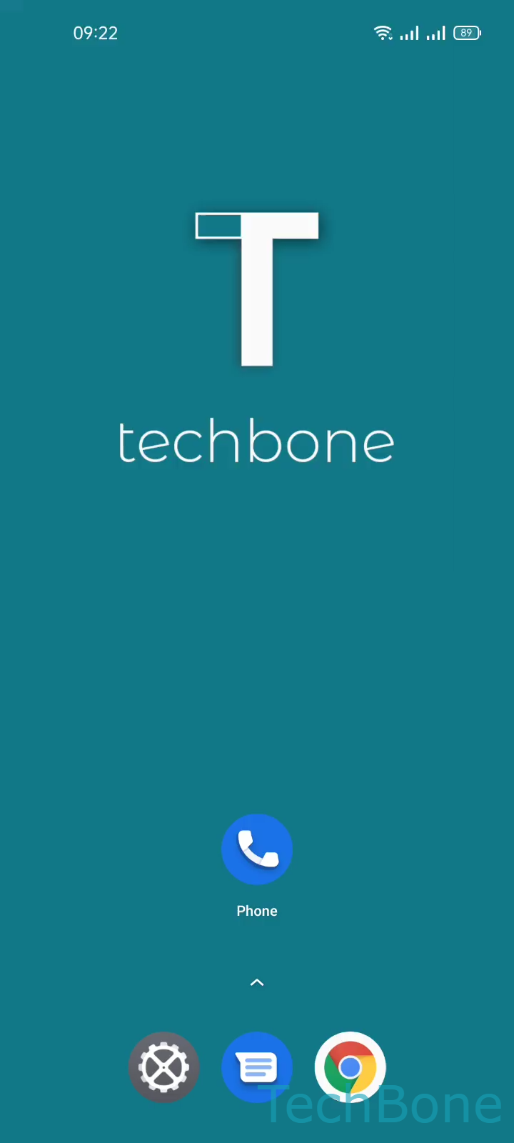 Auto Answer Calls Setup – Realme UI 2: step 1 – Tap on Phone