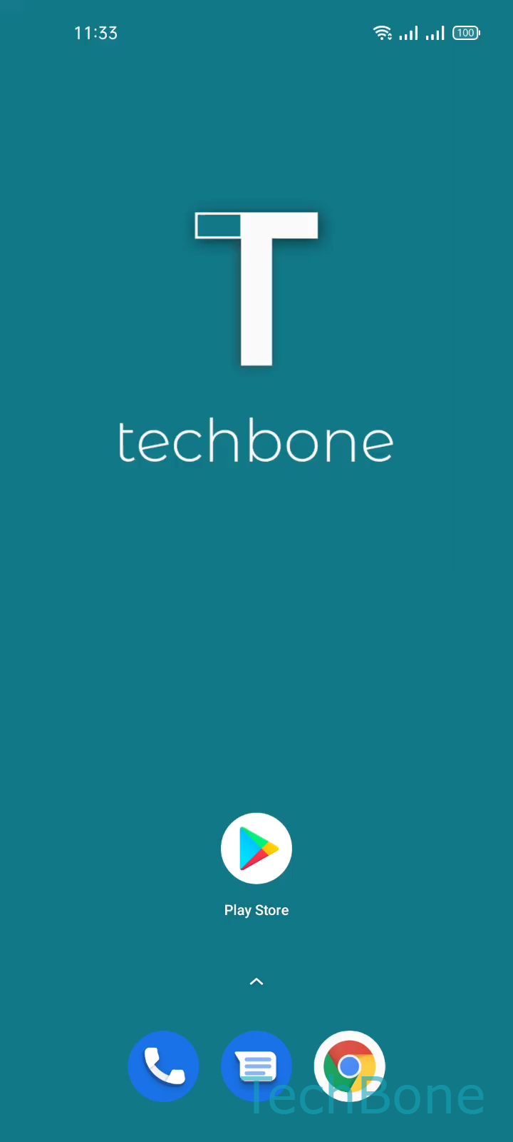 Install Apps from the Google Play Store – Realme UI 2: step 1 – Tap on Play Store
