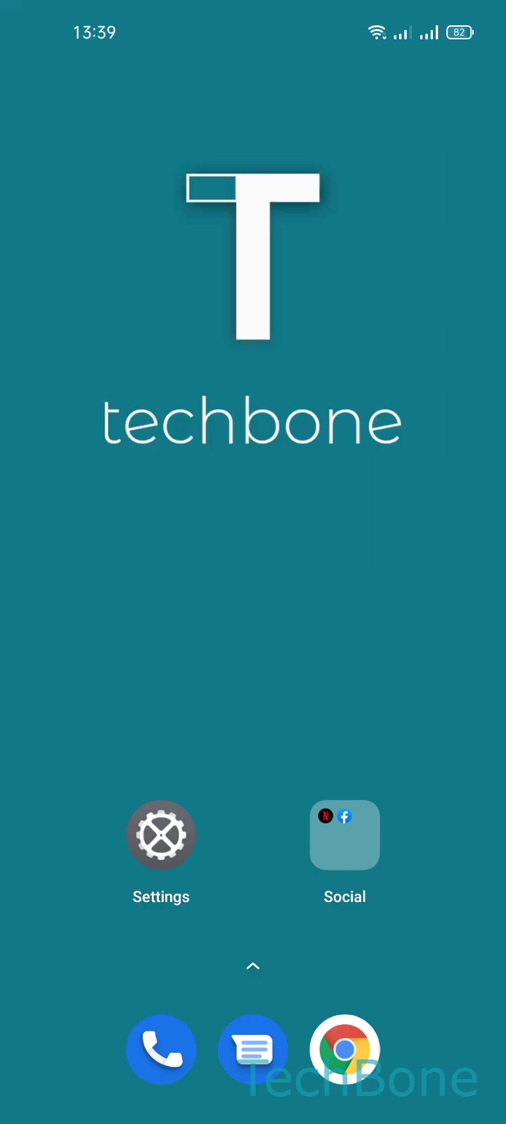Rename a Folder – Realme UI 2: step 1 – Tap on a Folder