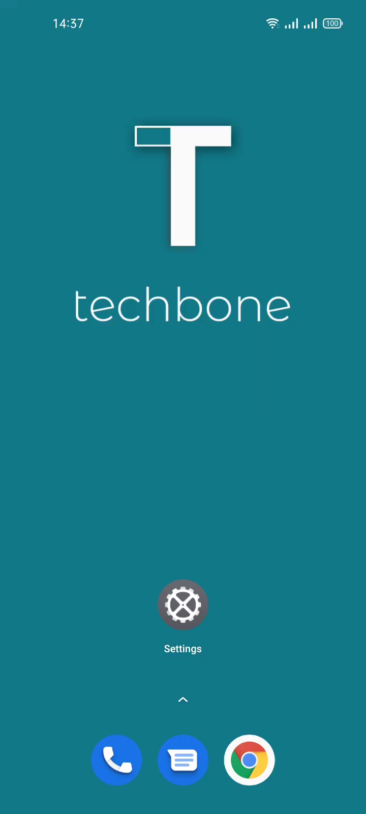 Turn Keyboard Vibration On or Off – Realme UI 2: step 1 – Tap on Settings