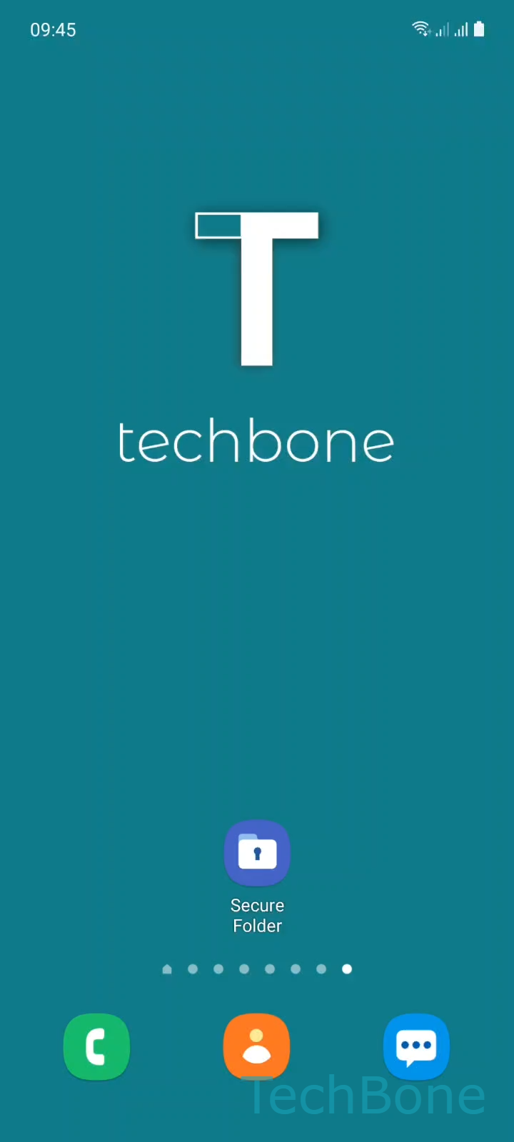 Back Up Secure Folder Data – One UI 3: step 1 – Tap on Secure Folder