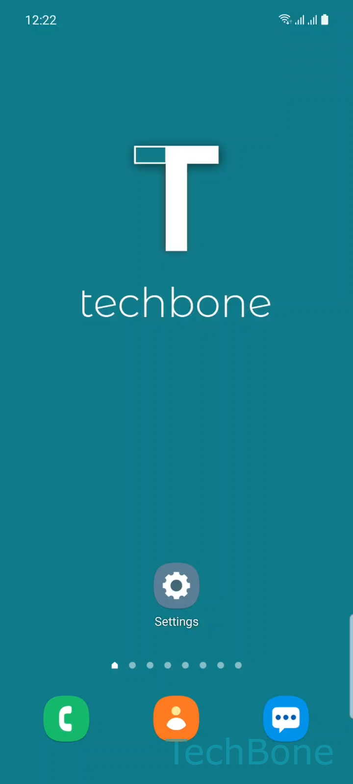 Change Edge Panel Position – One UI 3: step 1 – Tap on Settings