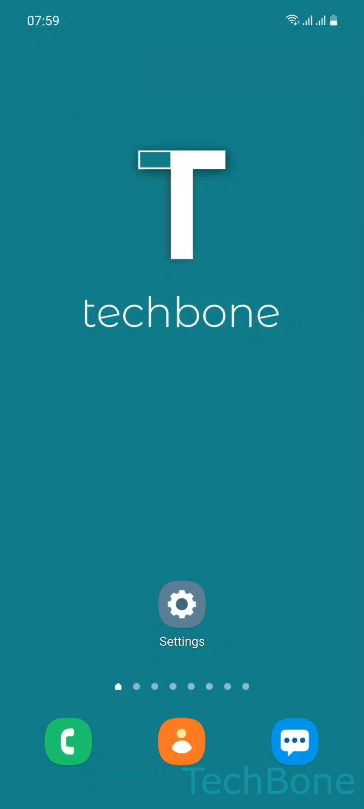 Encrypt or Decrypt SD Card – One UI 3: step 1 – Tap on Settings