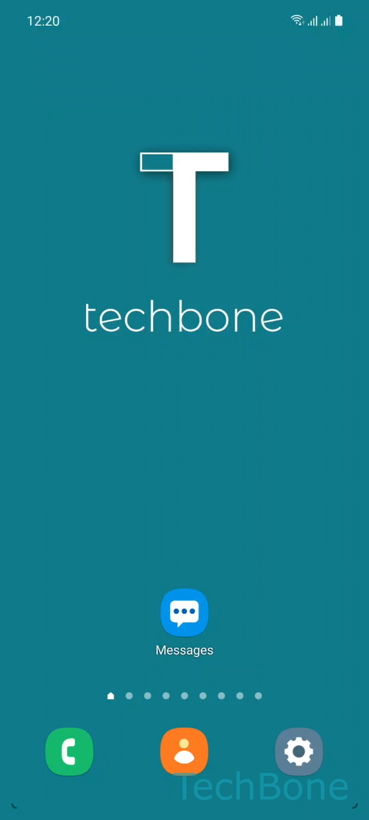 Pin a Conversation to the Top of Messages – One UI 3: step 1 – Tap on Messages