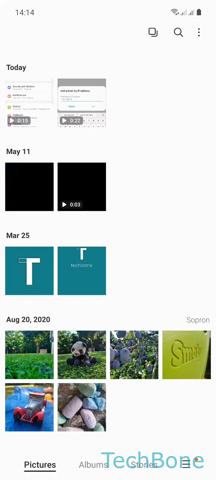Print a Photo from the Gallery – One UI 3: step 1 – Choose a Photo