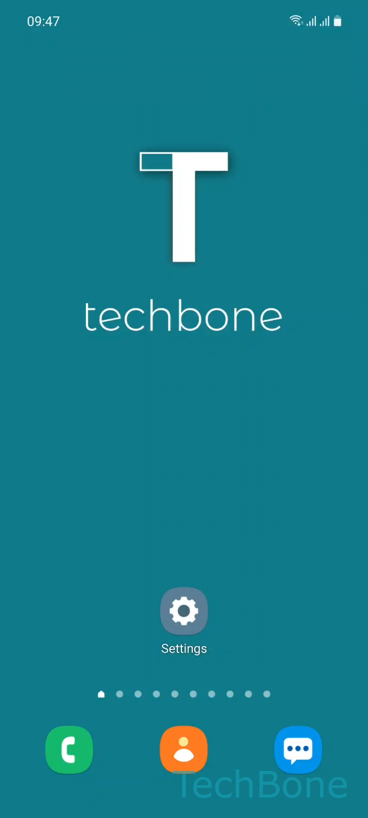 Rearrange Quick Settings – One UI 3: step 1 – Swipe with two fingersto access the Quick settings