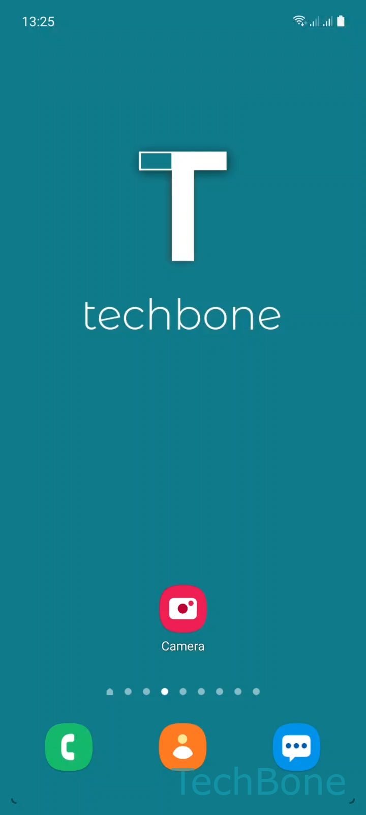 Reset Camera Settings – One UI 3: step 1 – Tap on Camera