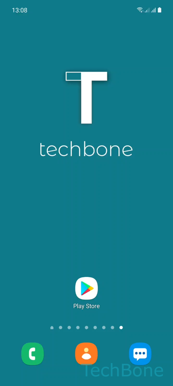 App Download Preference (Wi-Fi Only) – One UI 3: step 1 – Tap on Play Store