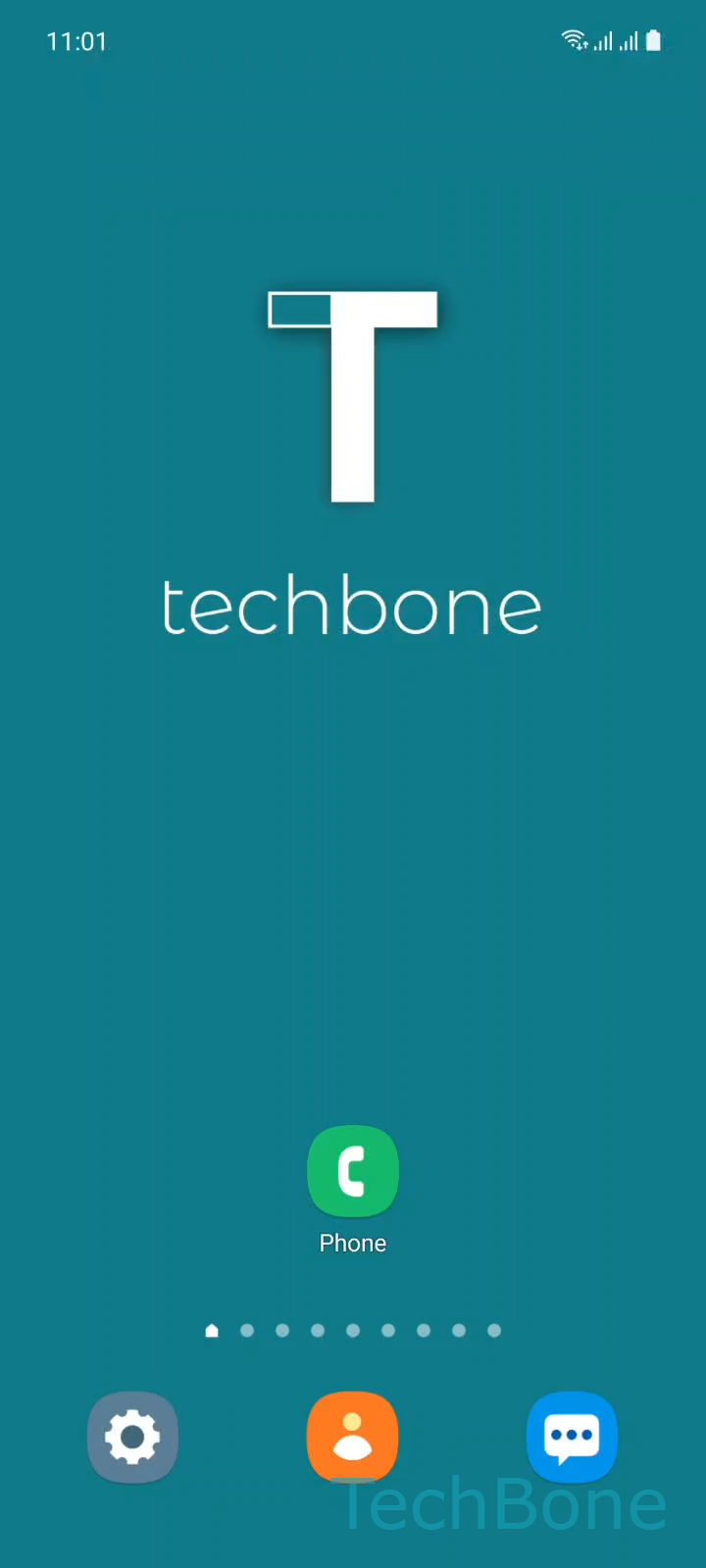 Change Incoming Call Display While Using Apps – One UI 3: step 1 – Tap on Phone