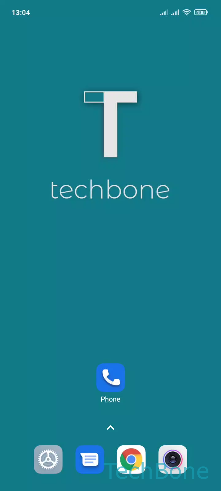 Block a Number from Call History – MIUI: step 1 – Tap on Phone