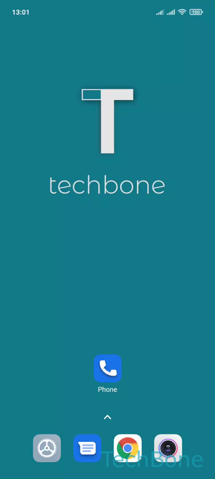 Block Calls from Unknown Numbers – MIUI: step 1 – Tap on Phone