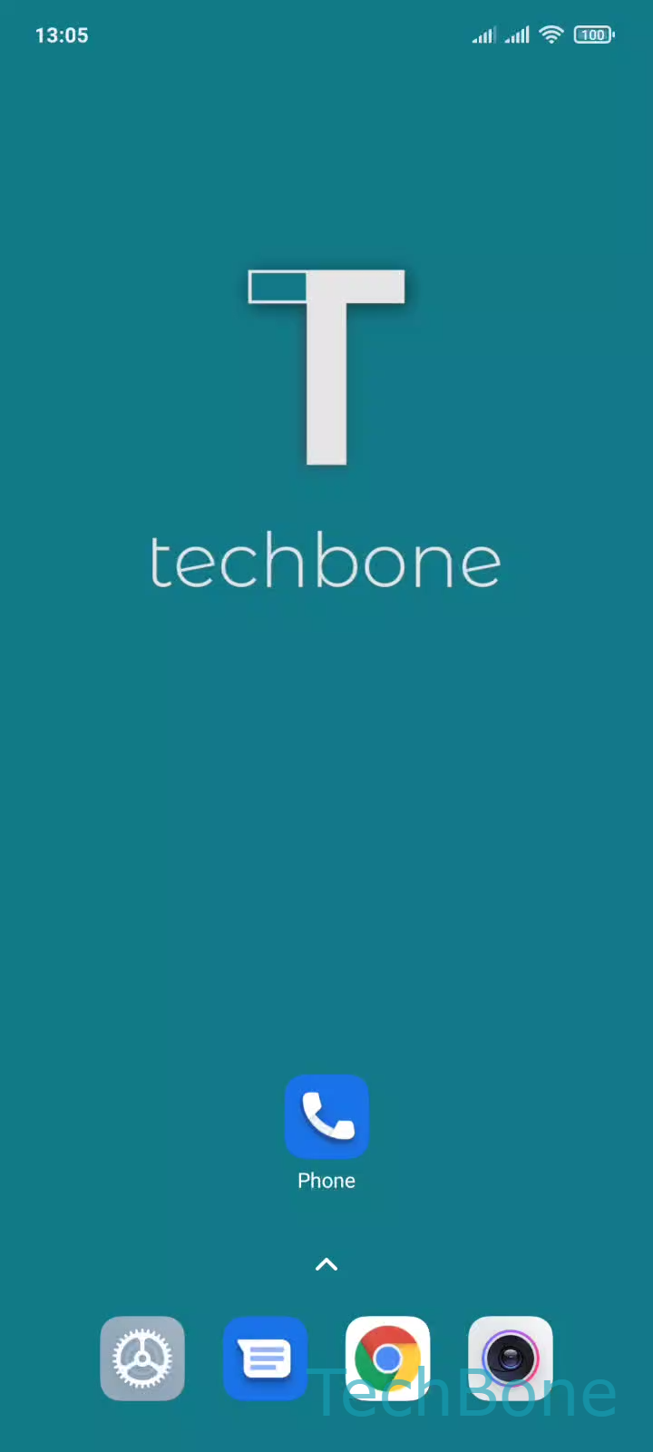 Filter Call History – MIUI: step 1 – Tap on Phone