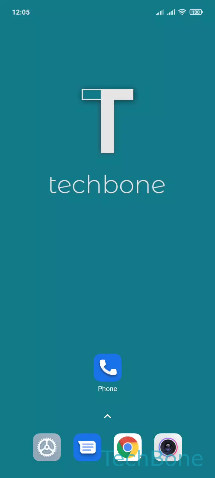 Hide or Show Caller ID – MIUI: step 1 – Tap on Phone