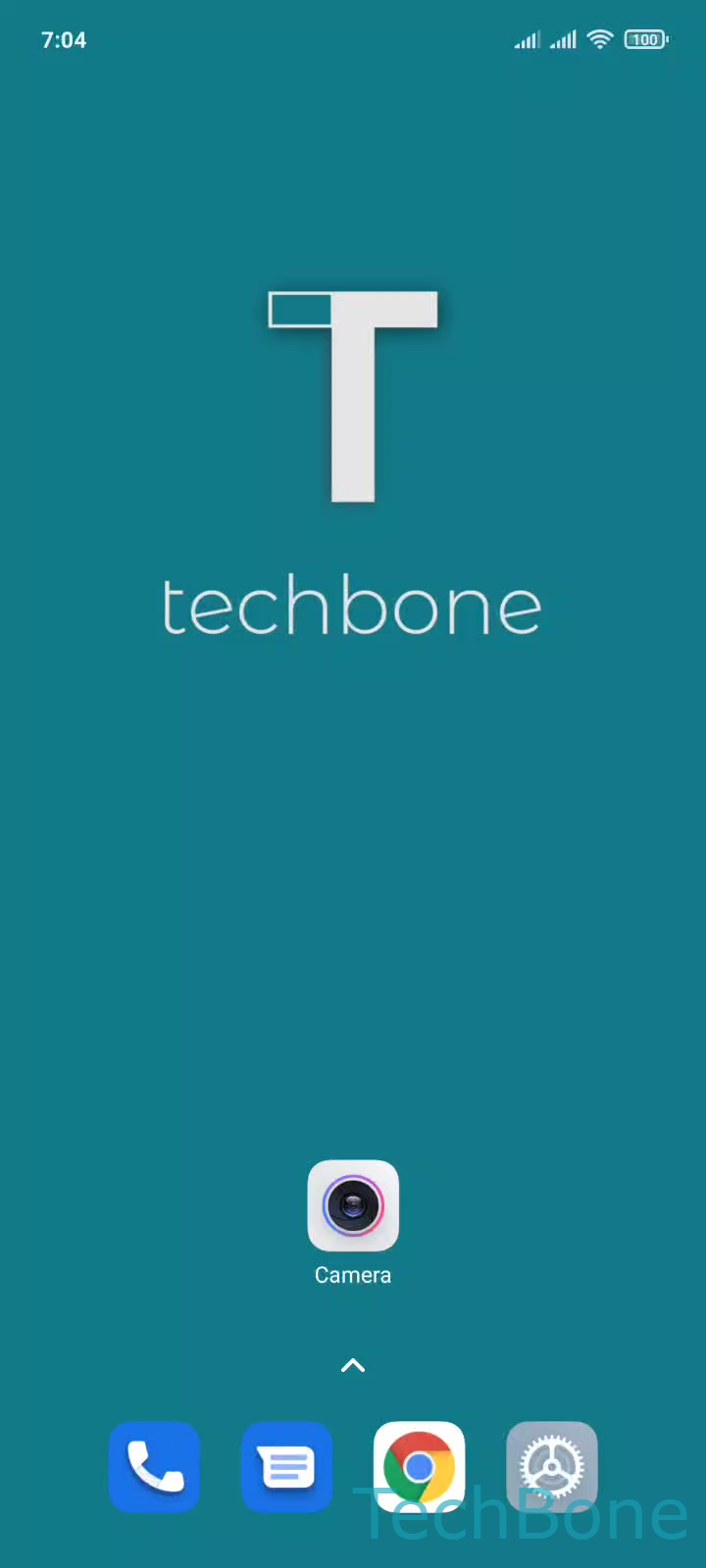 Scan QR Codes Automatically with the Camera App – MIUI: step 1 – Tap on Camera
