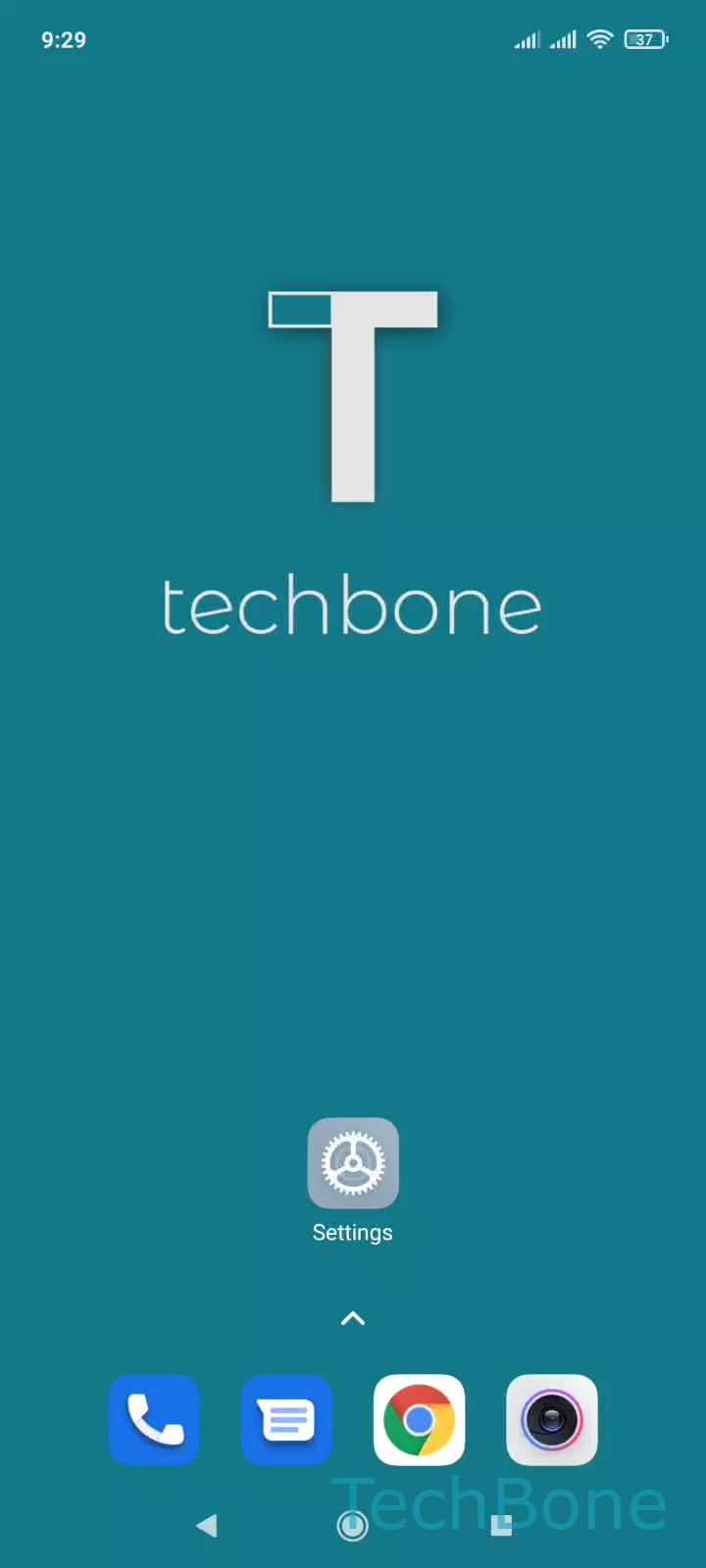 Schedule Reading Mode Automatically – MIUI: step 1 – Tap on Settings