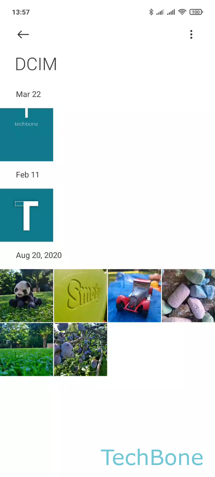 Send Photos and Videos via Bluetooth – MIUI: step 1 – Choose a file