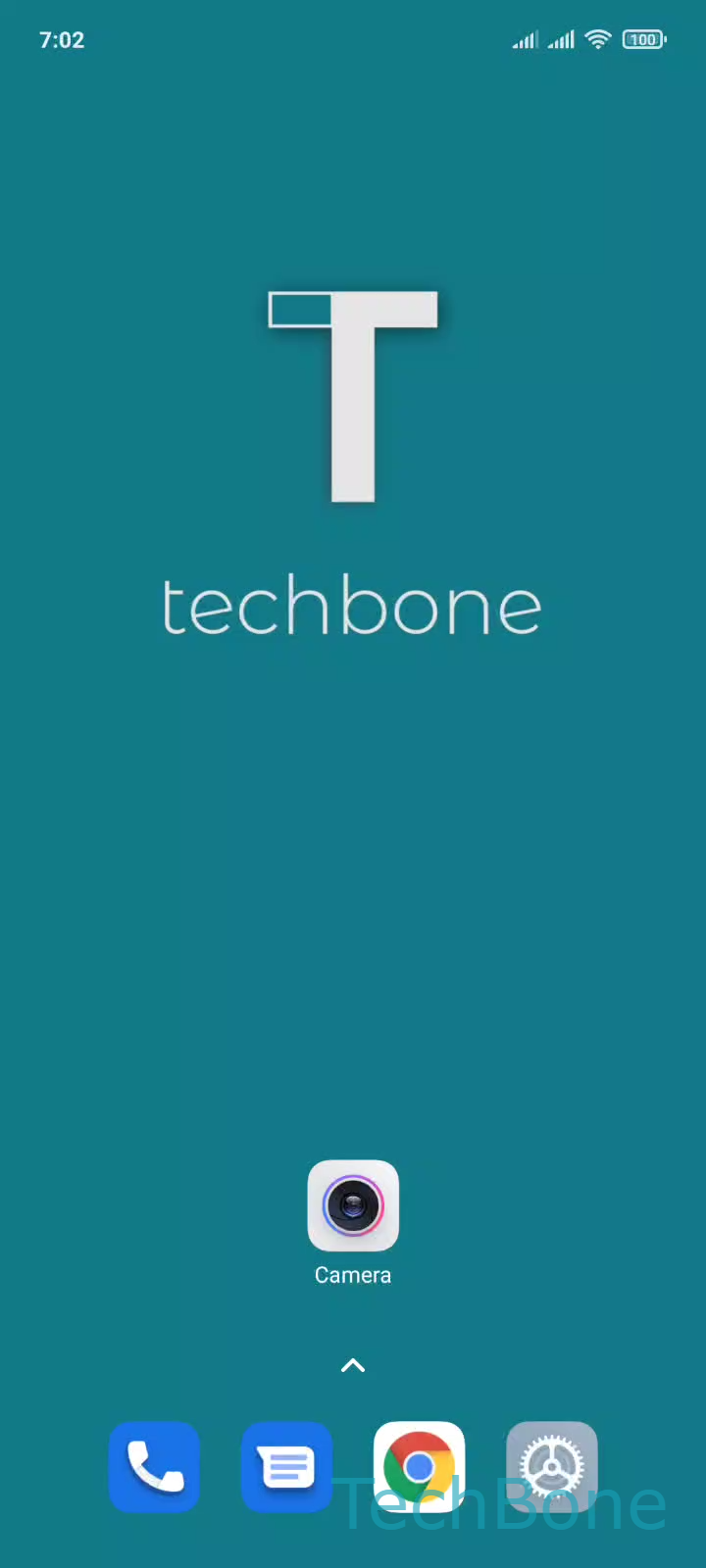 Set a Custom Watermark in the Camera App – MIUI: step 1 – Tap on Camera