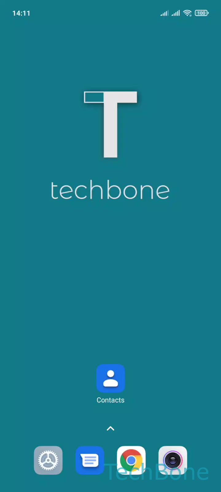 Switch Contact Name Order (First/Last Name) – MIUI: step 1 – Tap on Contacts