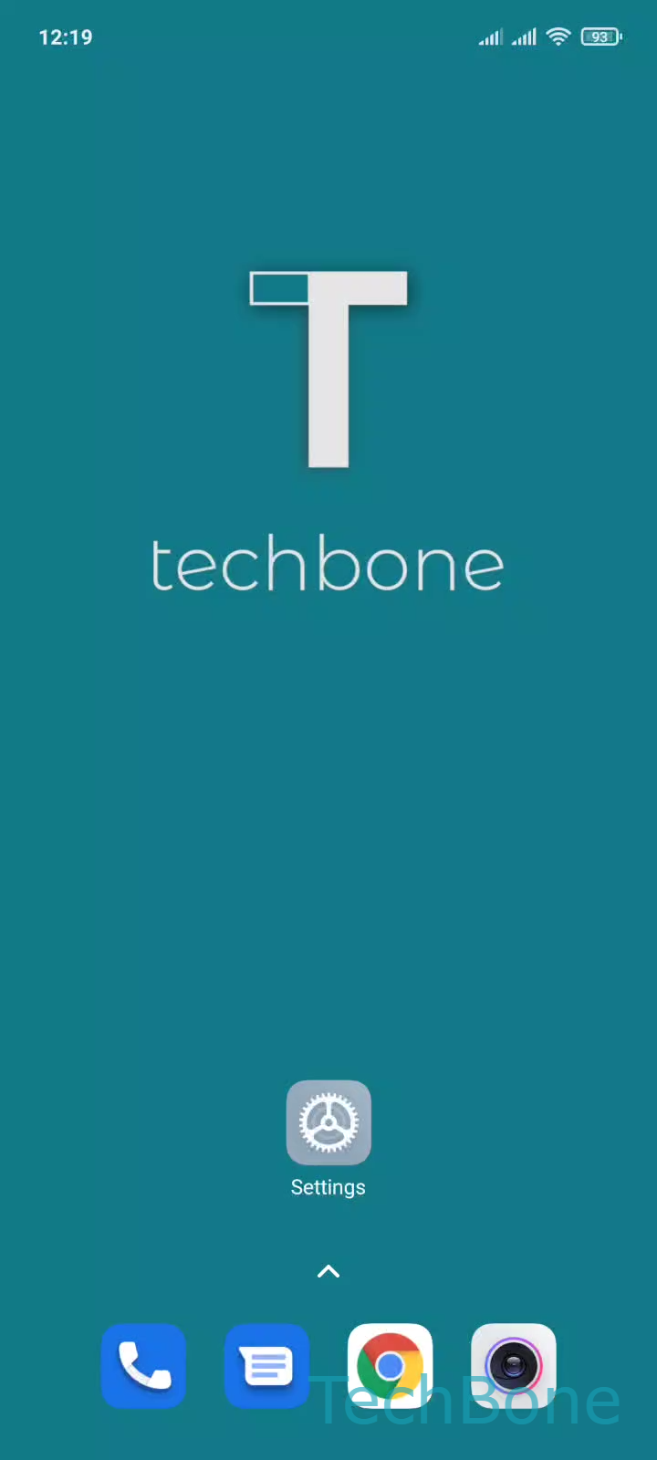 Turn On Automatic Network Selection – MIUI: step 1 – Tap on Settings