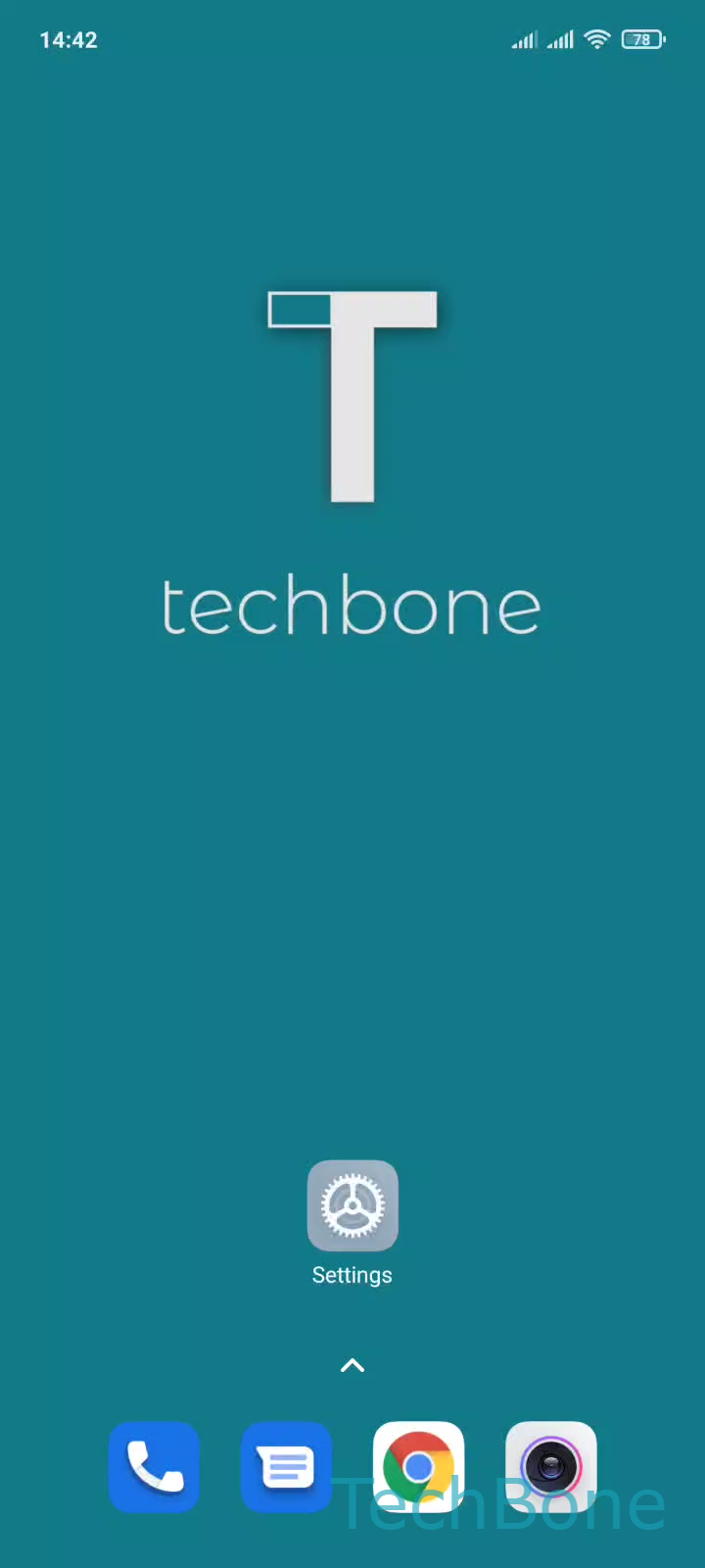 Manage App Autostart Permissions – MIUI: step 1 – Tap on Settings
