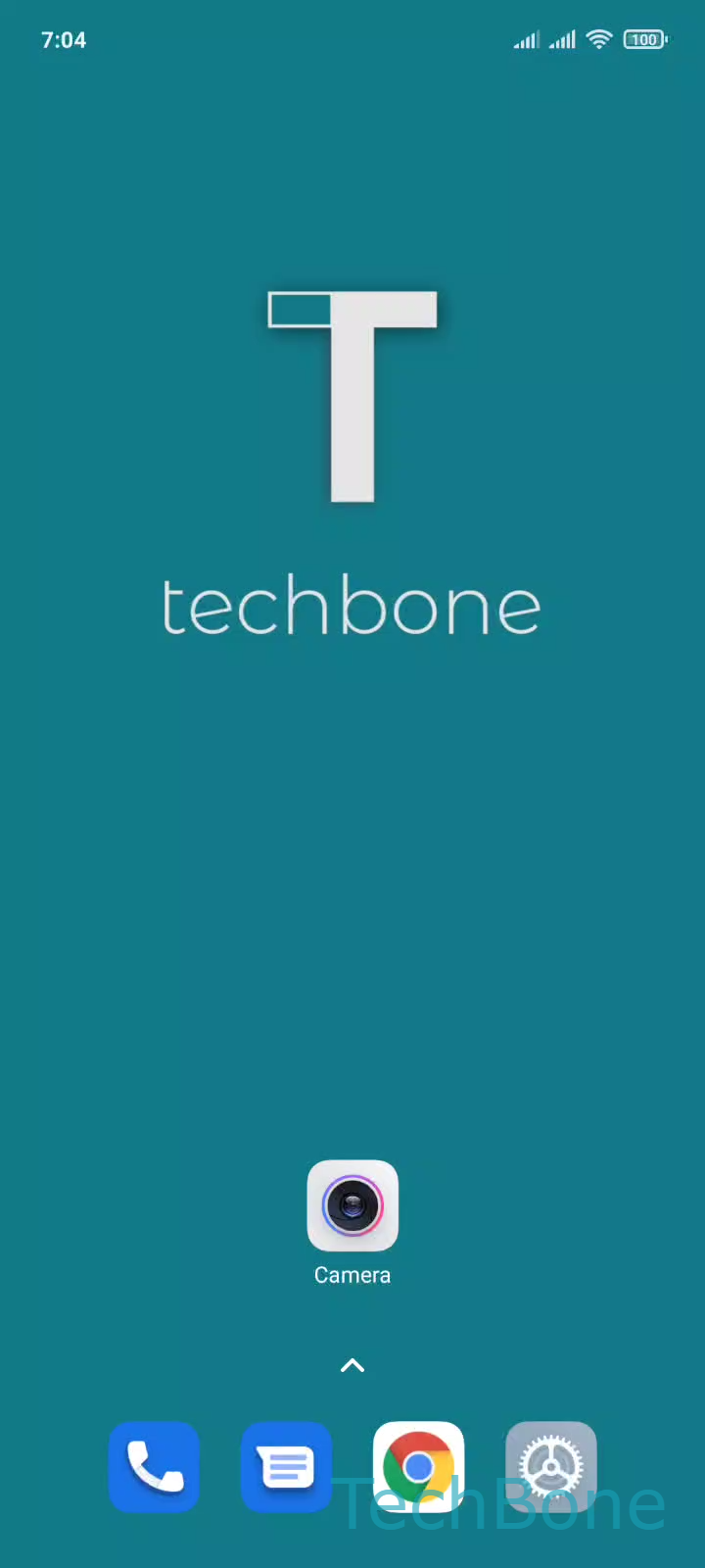 Document Scanner Shortcut: Enable or Disable – MIUI: step 1 – Tap on Camera