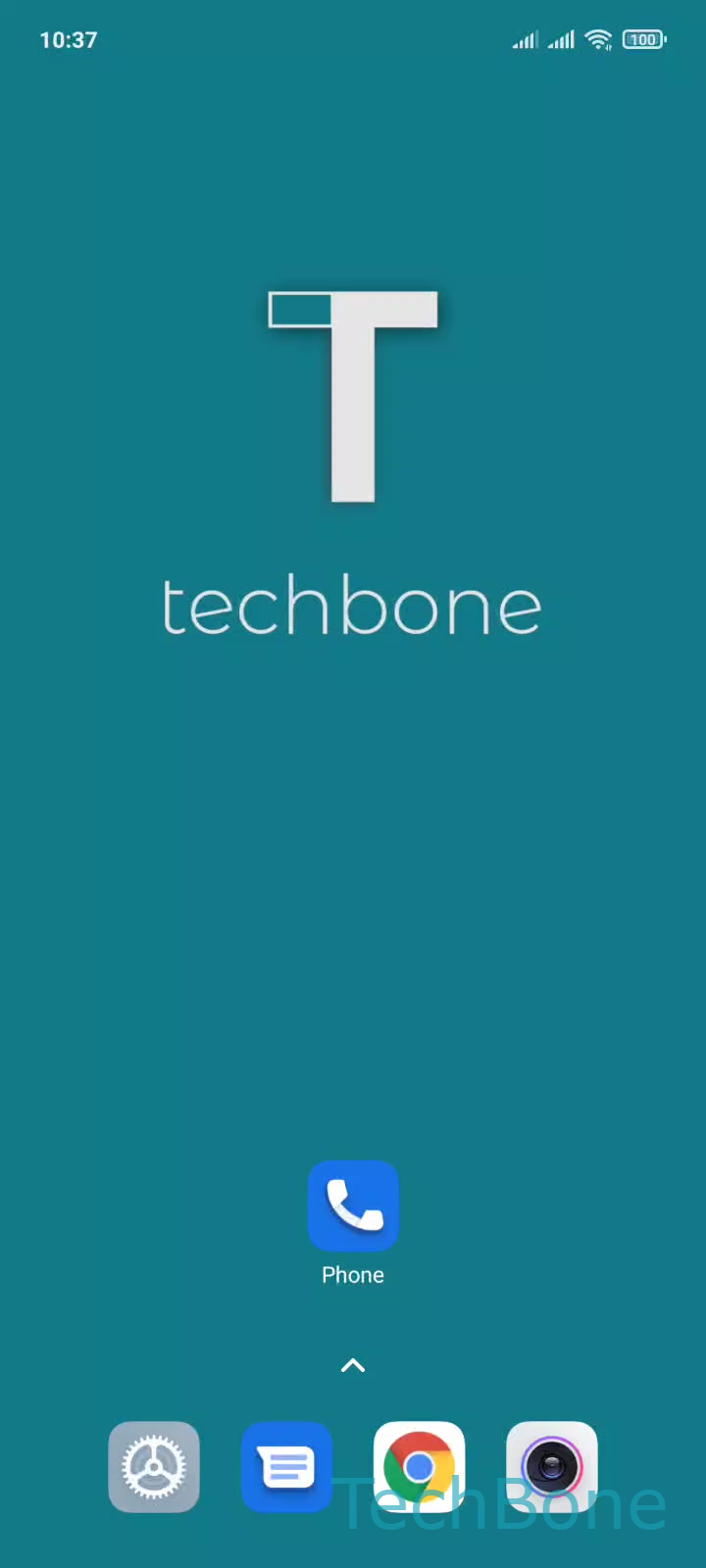 Flash for Incoming Calls: Enable or Disable – MIUI: step 1 – Tap on Phone
