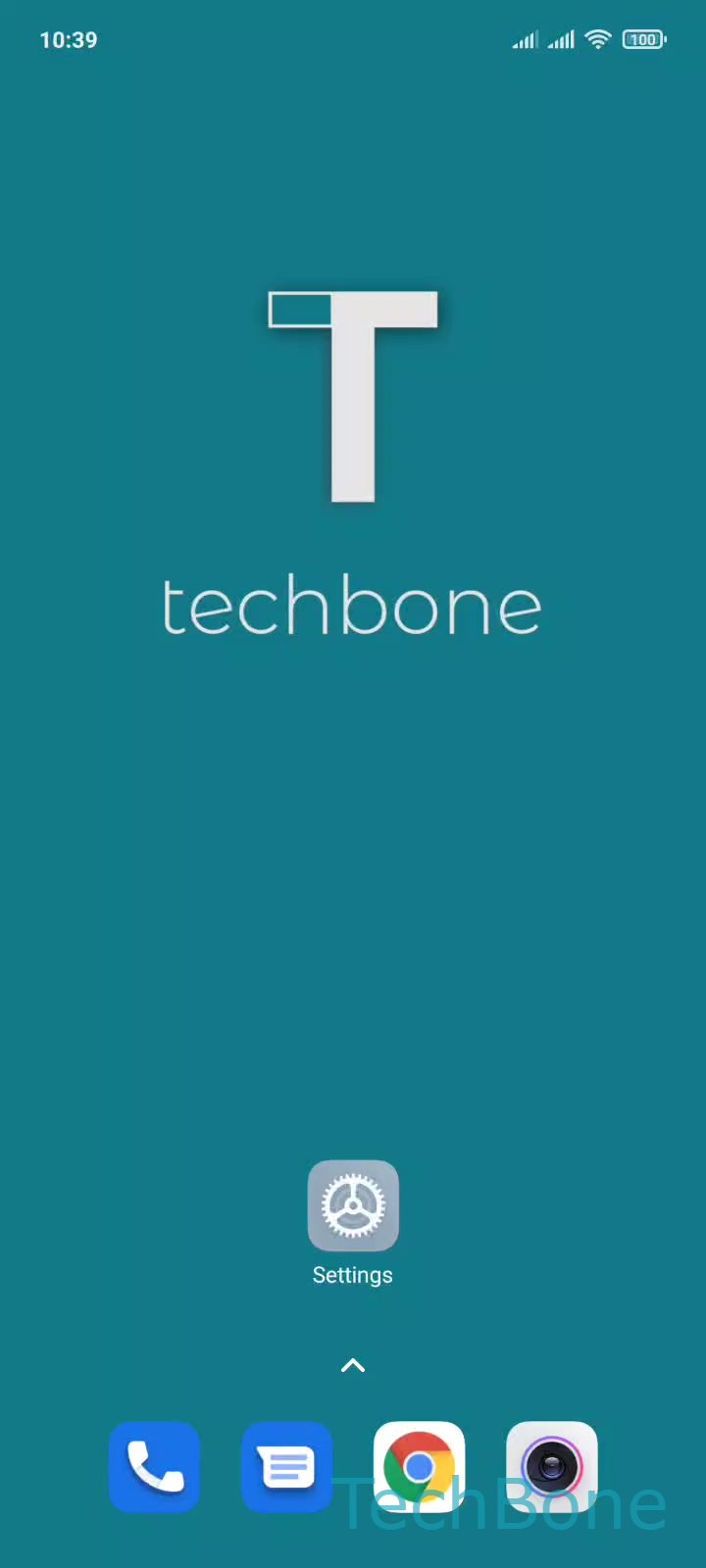 Turn Keyboard Sounds On or Off – MIUI: step 1 – Tap on Settings